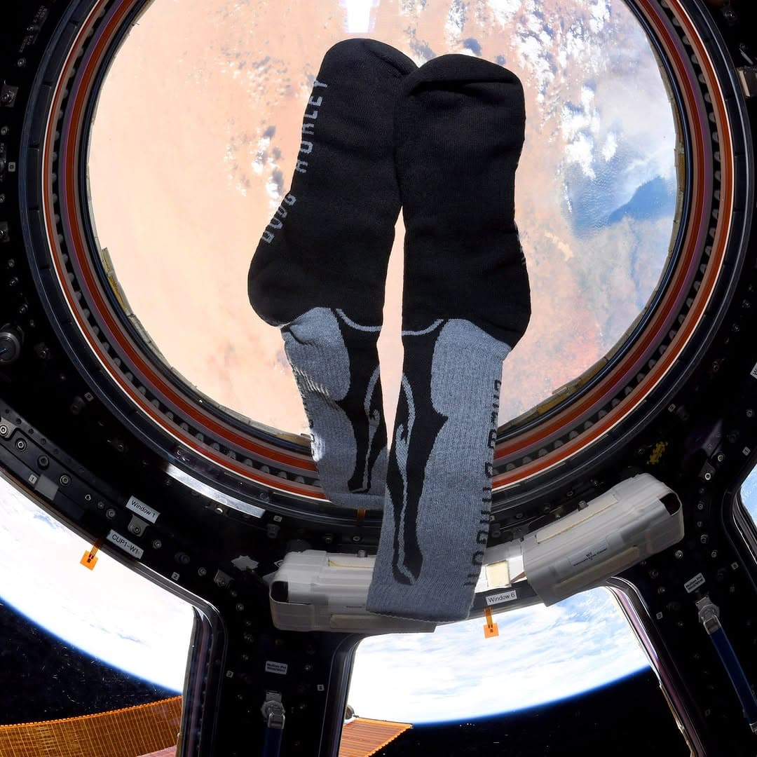 Medias Osomtex en el espacio, de El Peñón a la Estación Espacial Internacional