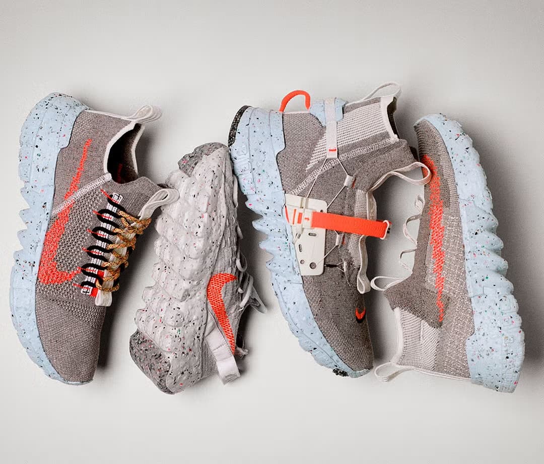 Nike Space Hippie Move to Zero, la colección completa hecha con hilo reciclado de Osomtex